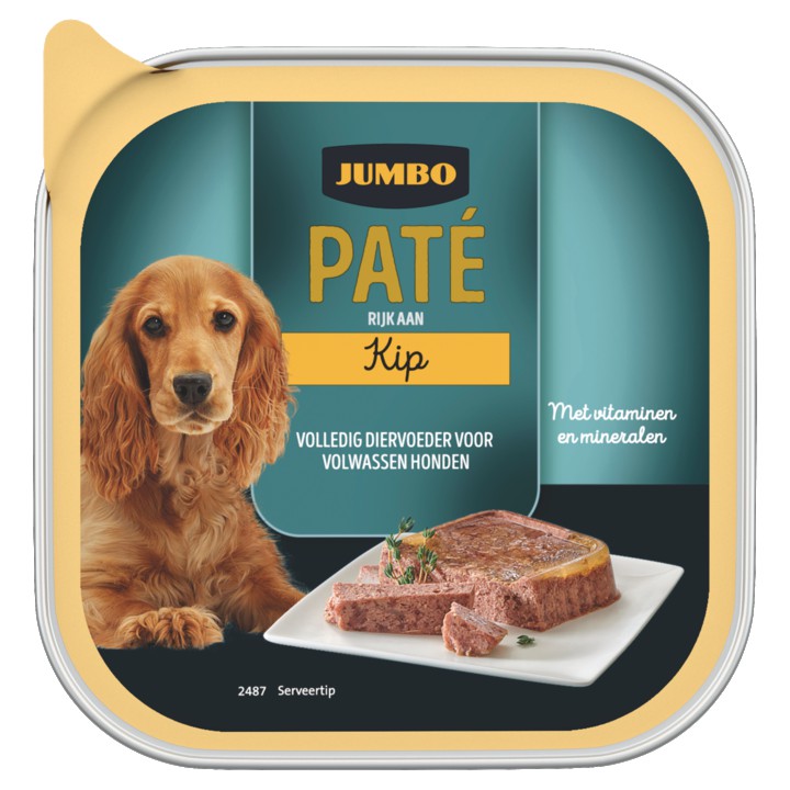 Jumbo Pat&amp;eacute; Rijk aan Kip 150g