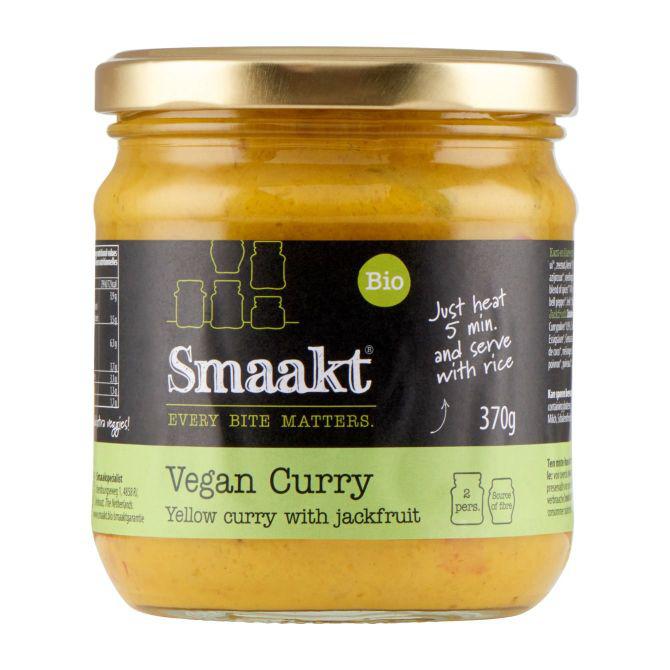 Smaakt Jackfruit gele curry