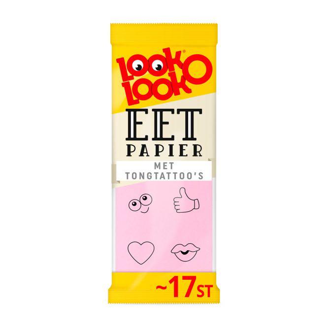 Look-O-Look Eetpapier met tongtattoo&#039;s