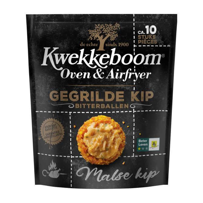 Kwekkeboom Oven &amp; airfryer gegrilde kip bitterballen