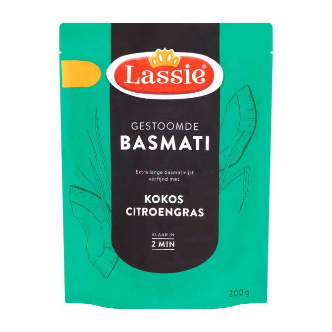 Lassie Gestoomde basmati kokos citroengras