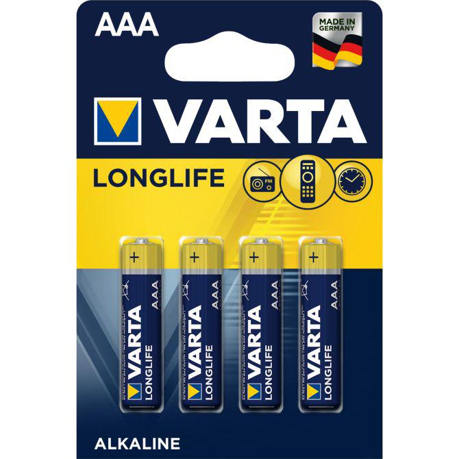 Varta Longlife AAA alkaline LR03