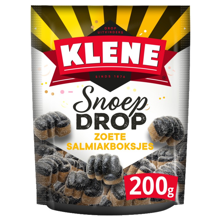 Klene Snoepdrop Salmiakboksjes 200g