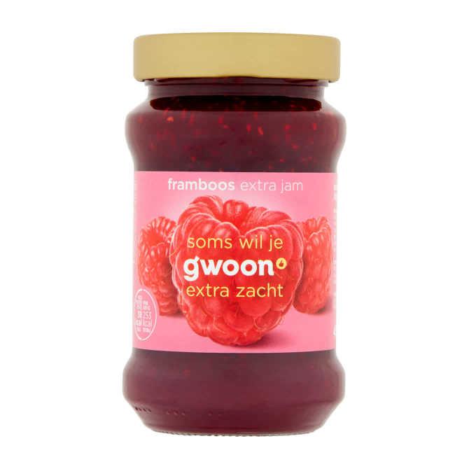 g&#039;woon Extra jam frambozen