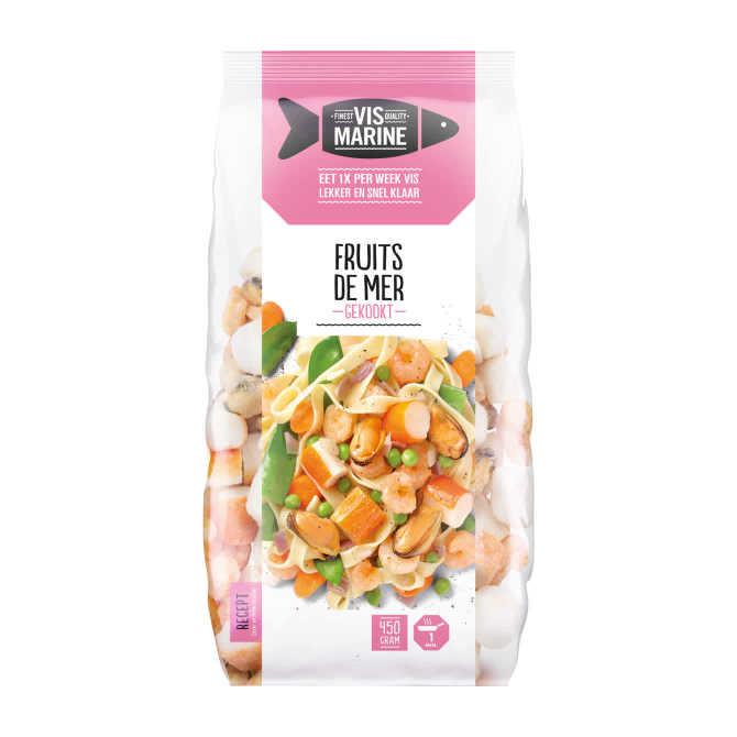 Vismarine fruit de mer gerookt