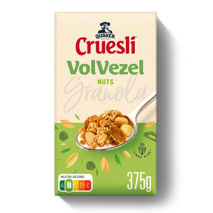 Quaker Cruesli Volvezel Noten 375gr