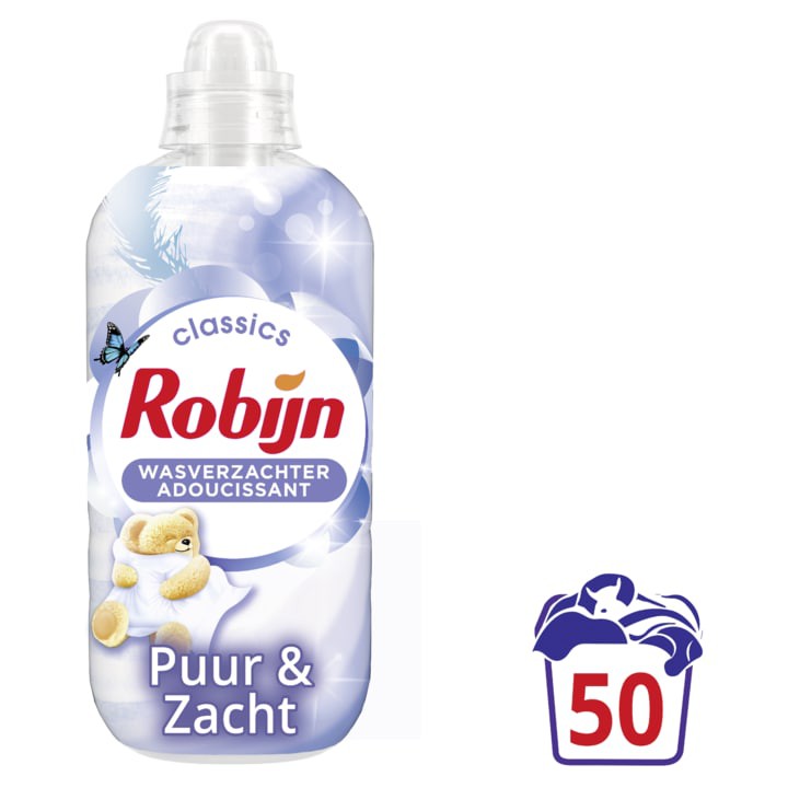 Robijn Classics Wasverzachter Puur &amp;amp; Zacht 1,25 L 50 Wasbeurten