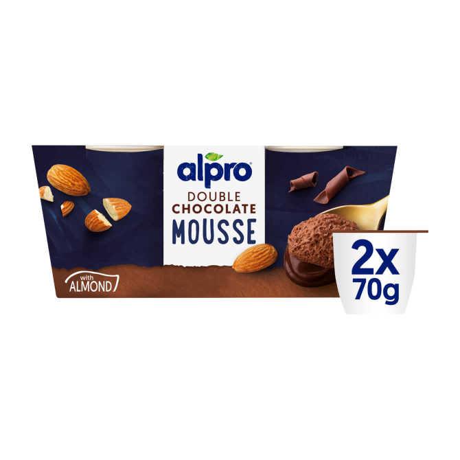 Alpro Chocolade mousse 2 x 70 g