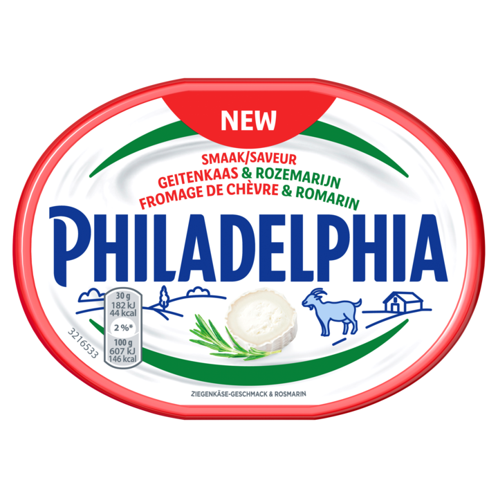 Philadelphia Zuivelspread Geitenkaassmaak &amp;amp; Rozemarijn 150g