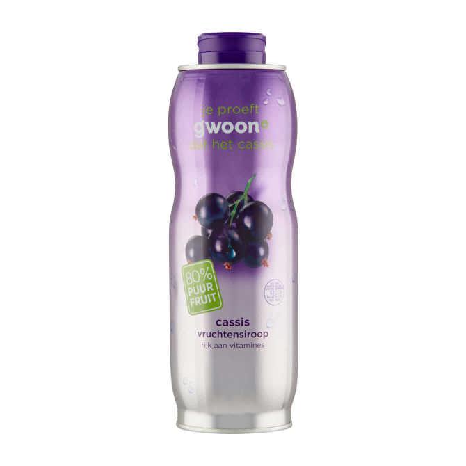 g&#039;woon Siroop cassis