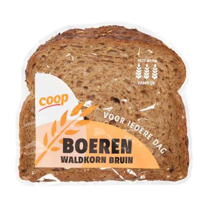 Boeren waldkorn bruin half