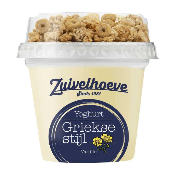 Zuivelhoeve Griekse stijl vanille granola