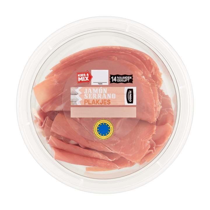 Jumbo Jam&amp;oacute;n Serrano Plakjes 70g