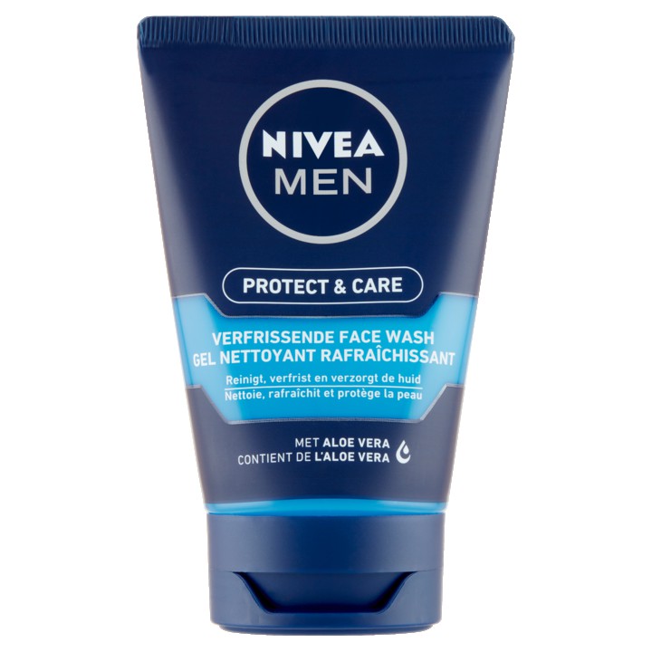 Nivea Men Protect & Care Verfrissende Face Wash 100ml | Nederland Life Nivea Men Protect & Care Verfrissende Face Wash 100ml