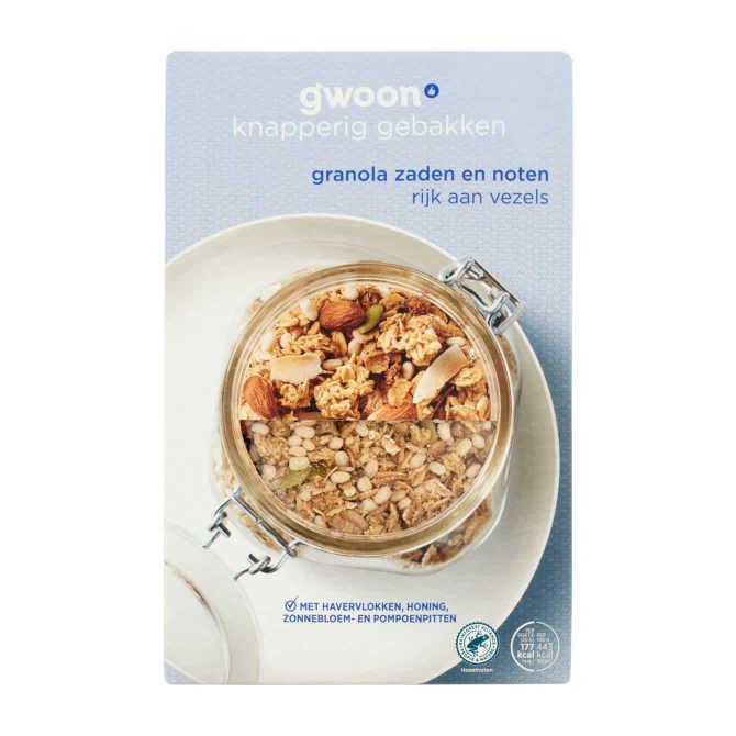 g&#039;woon Granola zaden en noten