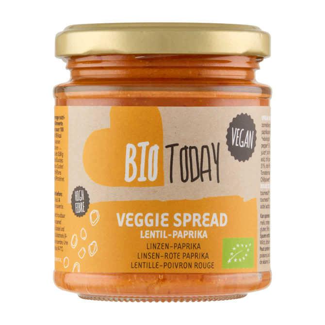 BioToday Veggie spread linzen-paprika