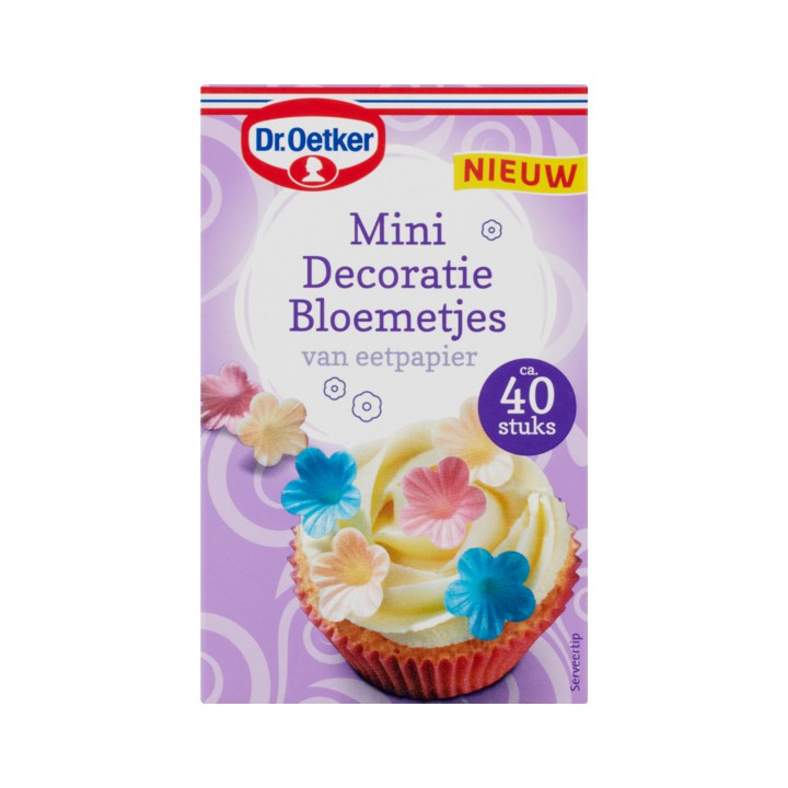 Dr. Oetker Mini Decoratie Bloemetjes van Eetpapier