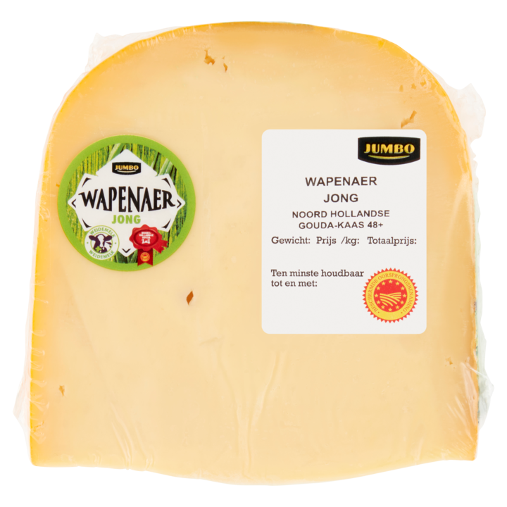 Jumbo Wapenaer Jong Noord Hollandse Gouda-Kaas 48+ Graskaas ca. 426g