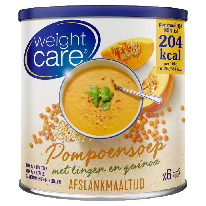 Weight Care Afslankmaaltijd Pompoensoep Met Linzen En Quinoa 318g