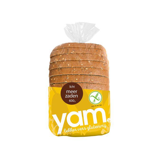 YAM Glutenvrij licht meerzaden brood