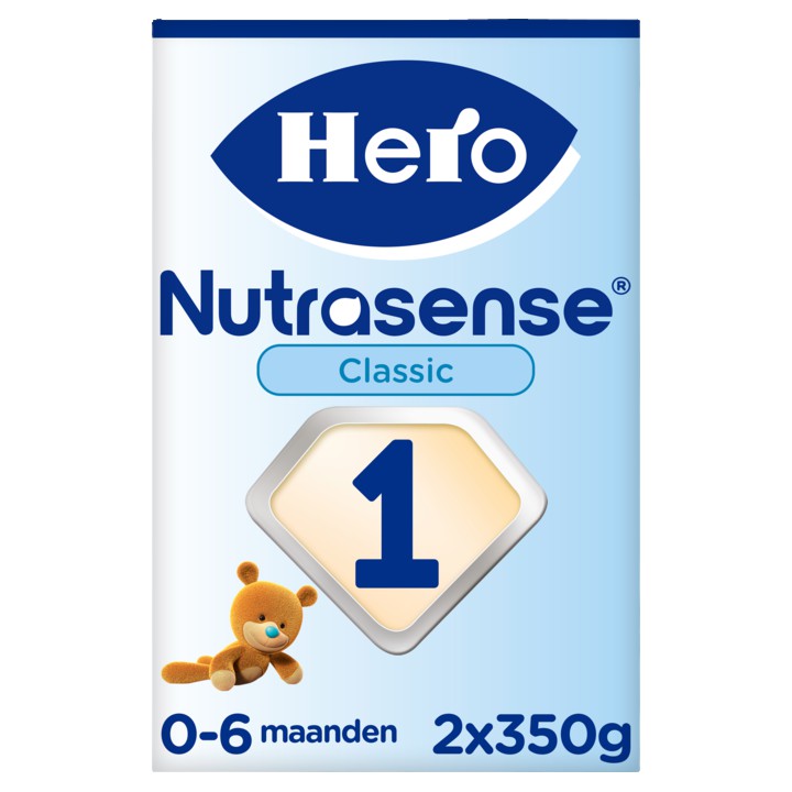 Hero Nutrasense Classic 1 0-6 Maanden Zuigelingenmelk 2 x 350g