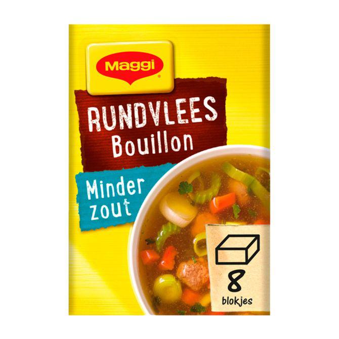 Maggi Bouillon rundvlees minder zout