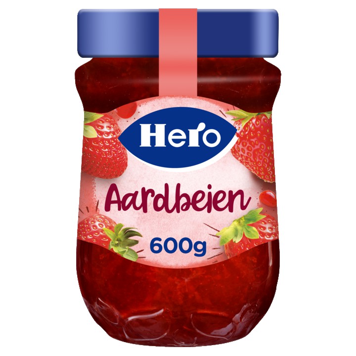 Hero Jam Aardbeien 600g