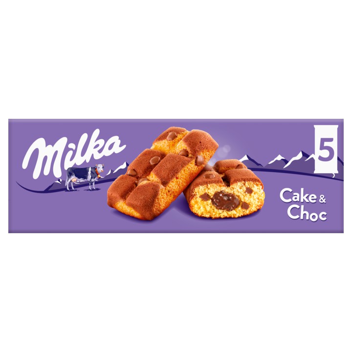 Milka Cake &amp;amp; Choc Soft Chocolade Cakejes 5 Stuks 175g