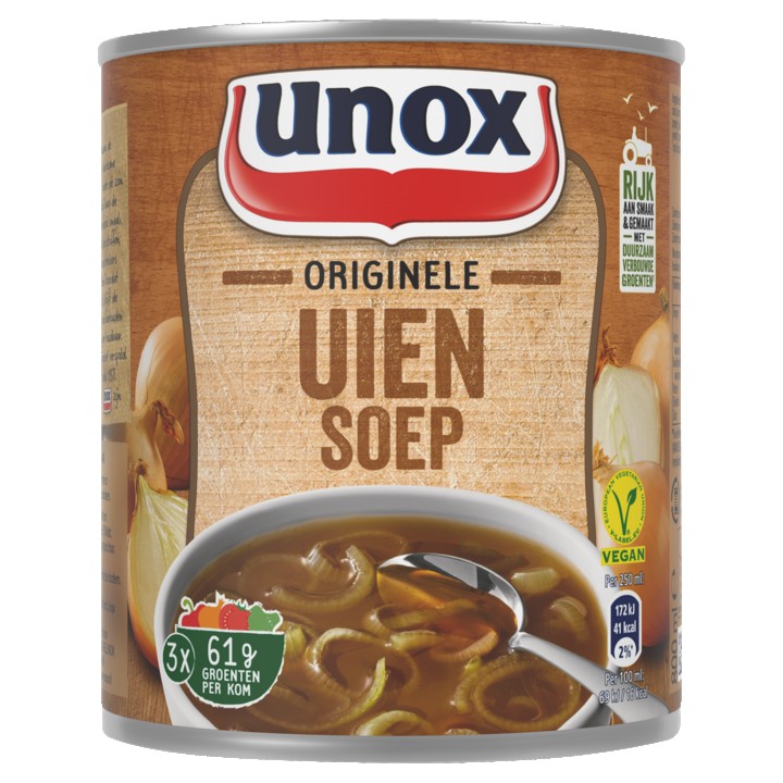 Unox Soep in Blik Originele Uiensoep 800ml