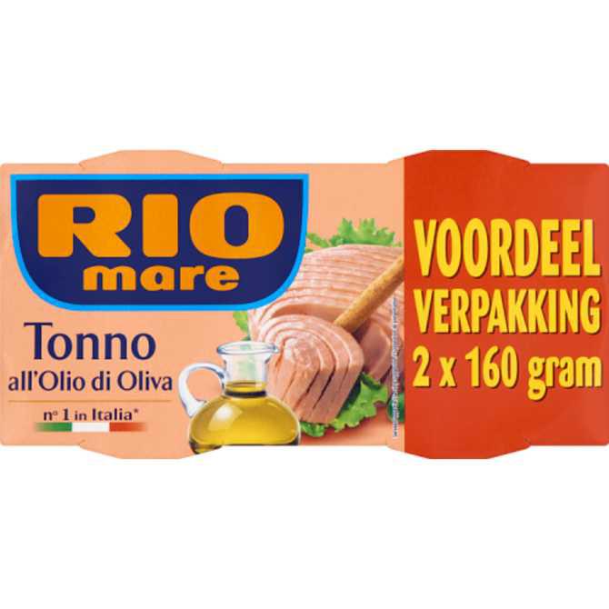 Rio Mare Tonijn olijf olie 2X160 G