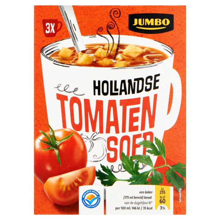 Jumbo Hollandse Tomatensoep 3 Stuks 46g