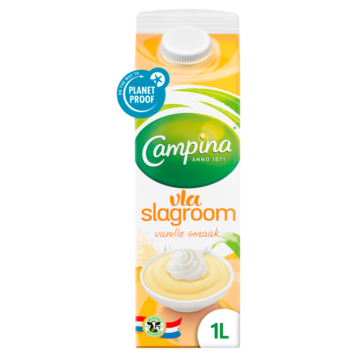 Campina slagroom vla 1L