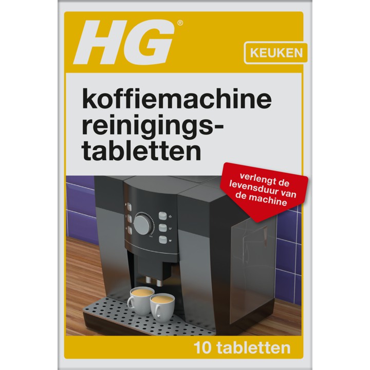 HG Apparaten Universele Reinigingstabletten voor Koffiemachines 10 Tabletten