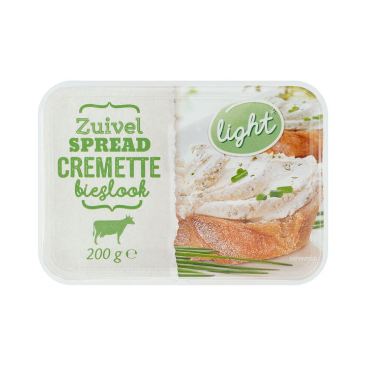 Cremette Zuivelspread Bieslook 200g