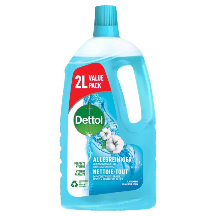 Dettol Allesreiniger Katoenfris Value Pack 2L