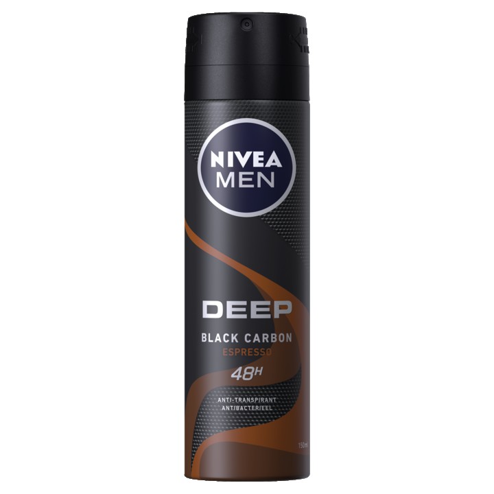 Nivea Men Deep Black Carbon Espresso 48h Anti-Transpirant 150ml