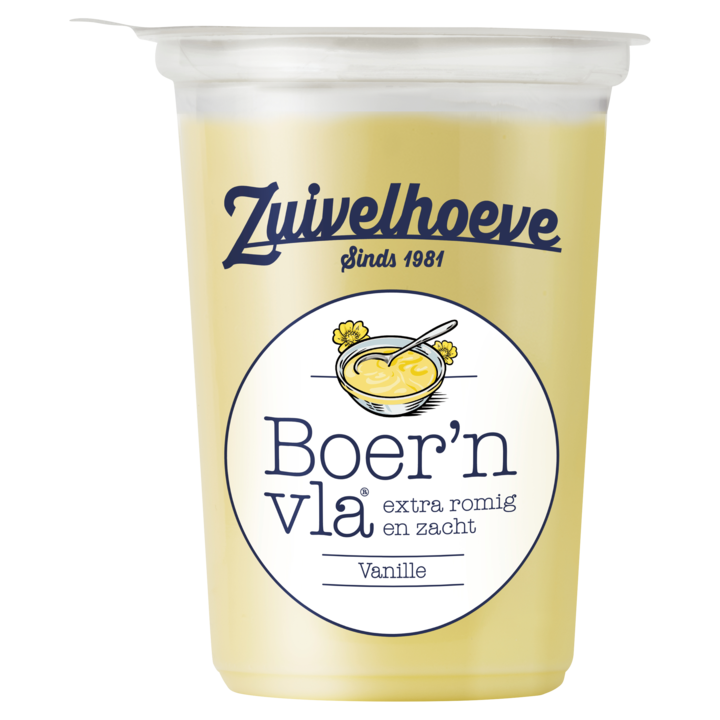 Zuivelhoeve Boer&amp;#x27;n Vla&amp;reg; Vanille 450g