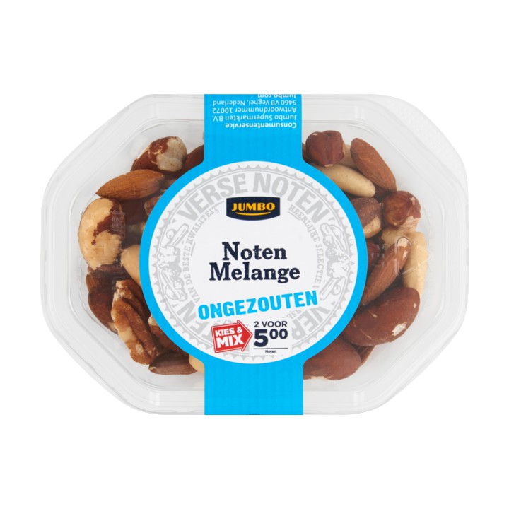 Jumbo Ongezouten Noten Melange 175g