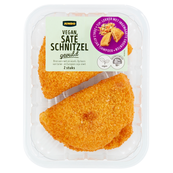 Jumbo Vegan Sat&amp;eacute;schnitzels Gevuld 2 Stuks