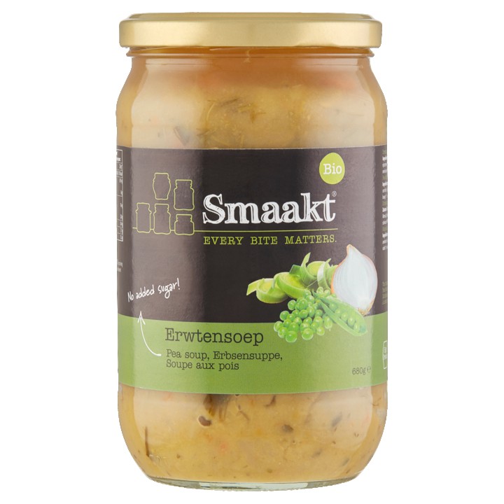 Smaakt Bio Erwtensoep 680g