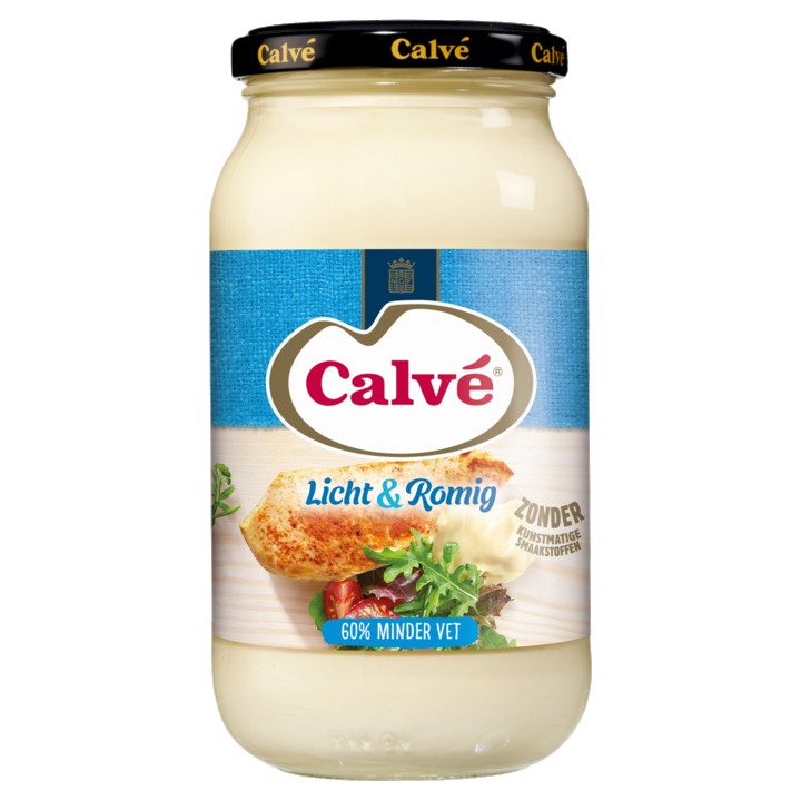 Calv&amp;eacute; Mayonaise Licht &amp;amp; Romig Pot 450ml