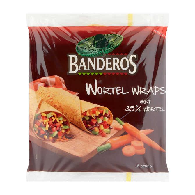 Banderos Tortilla wraps wortel