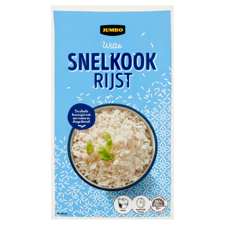 Jumbo Witte Snelkookrijst 400g