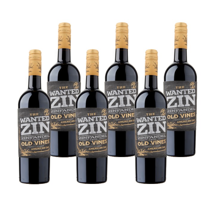 The Wanted Zin - Zinfandel from Old Vines - 6 x 750ML