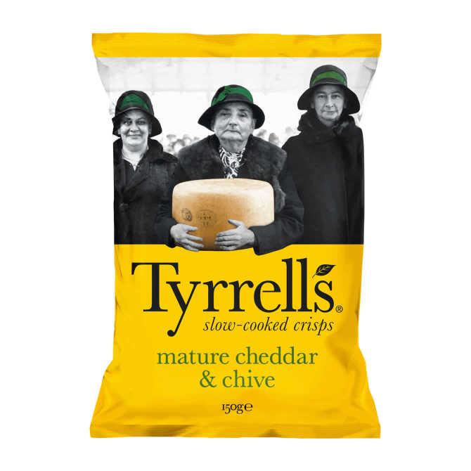 Tyrrells Chips mature cheddar &amp; chive