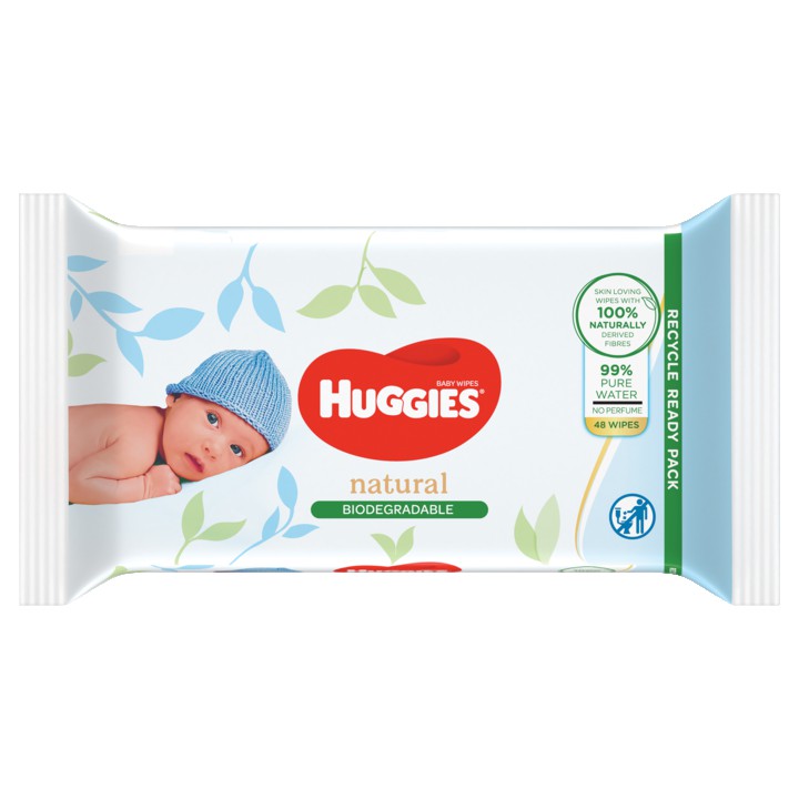 Huggies Babydoekjes Natural Biodegradable