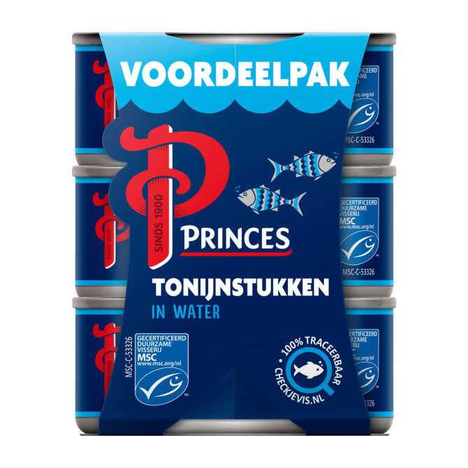 Princes Tonijnstukken in water voordeelverpakking