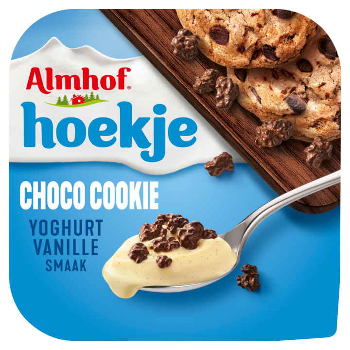 Almhof Hoekje choco cookie vanille yoghurt