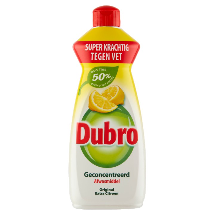 Dubro Geconcentreerd Afwasmiddel Original Extra Citroen 550ml