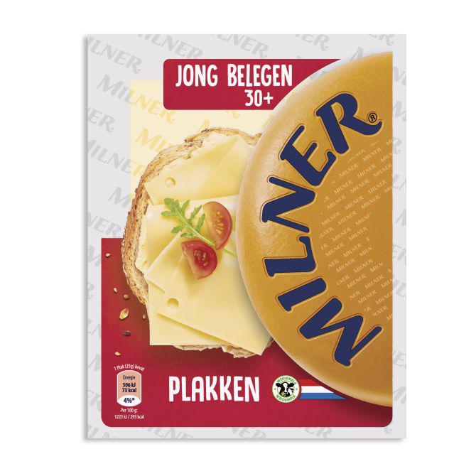 Milner 30+ Jong Belegen plakken kaas